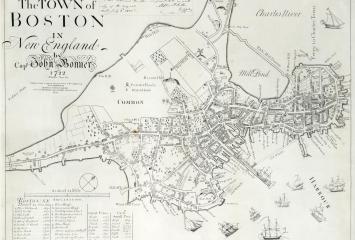 John Bonner's map of Boston