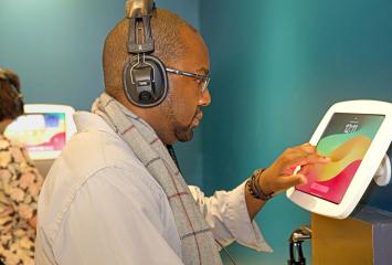 listening booth